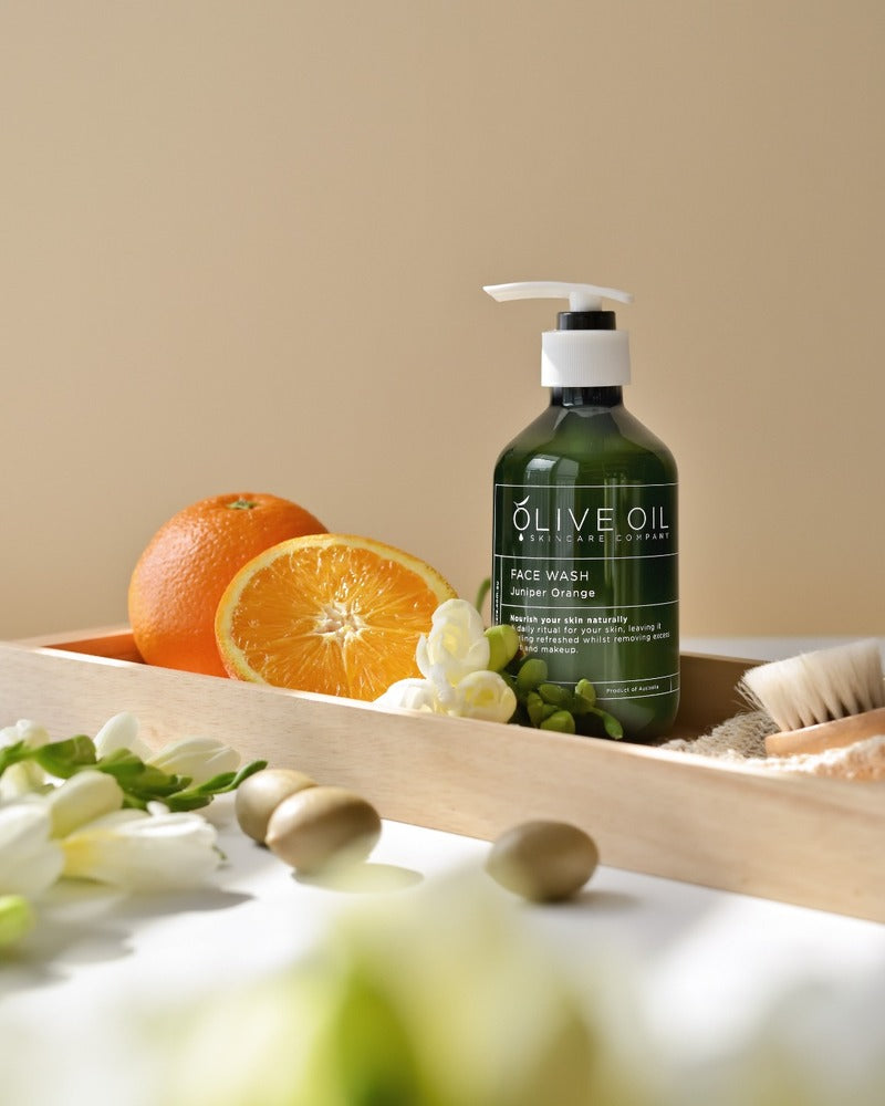 Olive Oil Skin Care Company Face Wash 300ml - Juniper Orange
