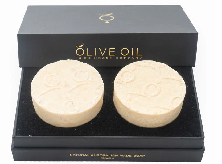 Olive Oil Skin Care Company Gift Series - Soap Bar 100g Black Label Gift Set - Lime & Rosewood