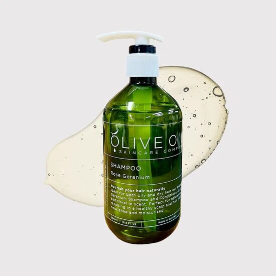 Olive Oil Skin Care Company Shampoo 500ml - Rose Geranium