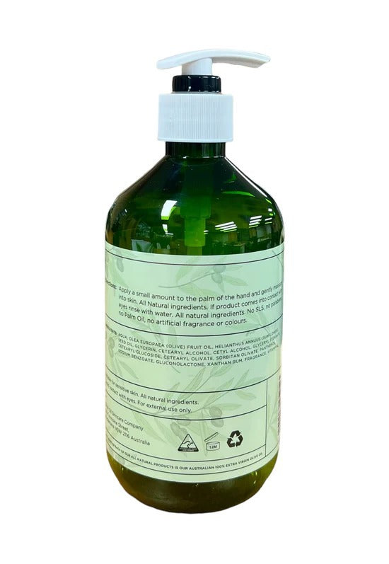 Olive Oil Skin Care Company Hand & Body Lotion 500ml - Naturally Nourished