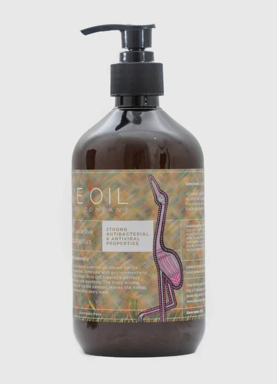 Olive Oil Skin Care Company Indigenous Series Hand Wash 500ml - Blue Mallee Eucalyptus