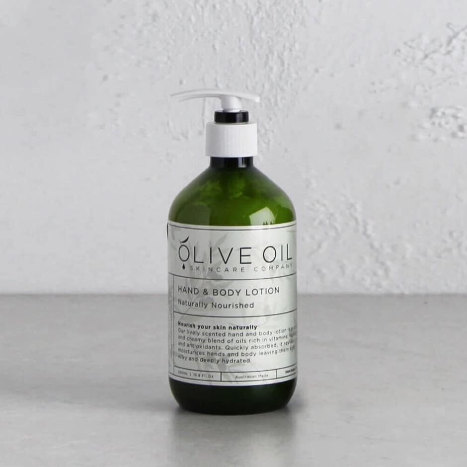 Olive Oil Skin Care Company Hand and Body Wash 500ml - Naturally Nourished