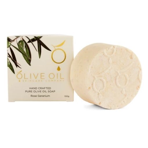 Olive Oil Skin Care Company Soap Bar 100g - Rose Geranium