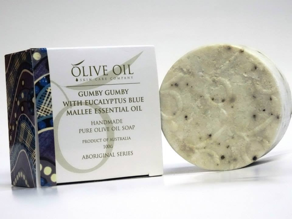Olive Oil Skin Care Company Indigenous Series Soap Bar 100g - Gumby Gumby with Blue Mallee Eucalyptus Oil