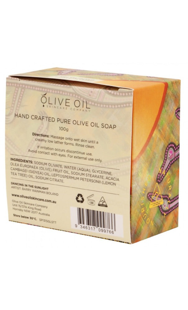 Olive Oil Skin Care Company Indigenous Series Soap Bar 100g - Gidyea with Lemon Scented Tea Tree Oil