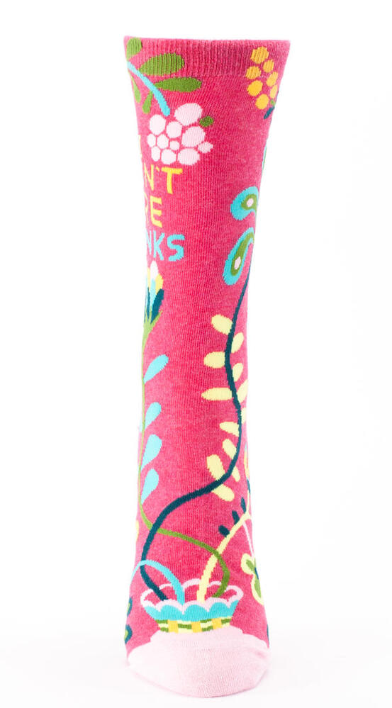 Blue Q Womens Crew Socks - Hi, I Don't Care, Thanks