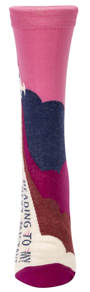 Blue Q Womens Crew Socks - Heading To My Next Mistake