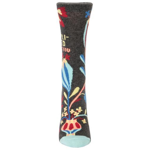 Blue Q Womens Crew Socks - I'm Complicated, Thank You