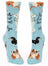 Blue Q Womens Crew Socks - People I Want To Meet: 1. Dogs