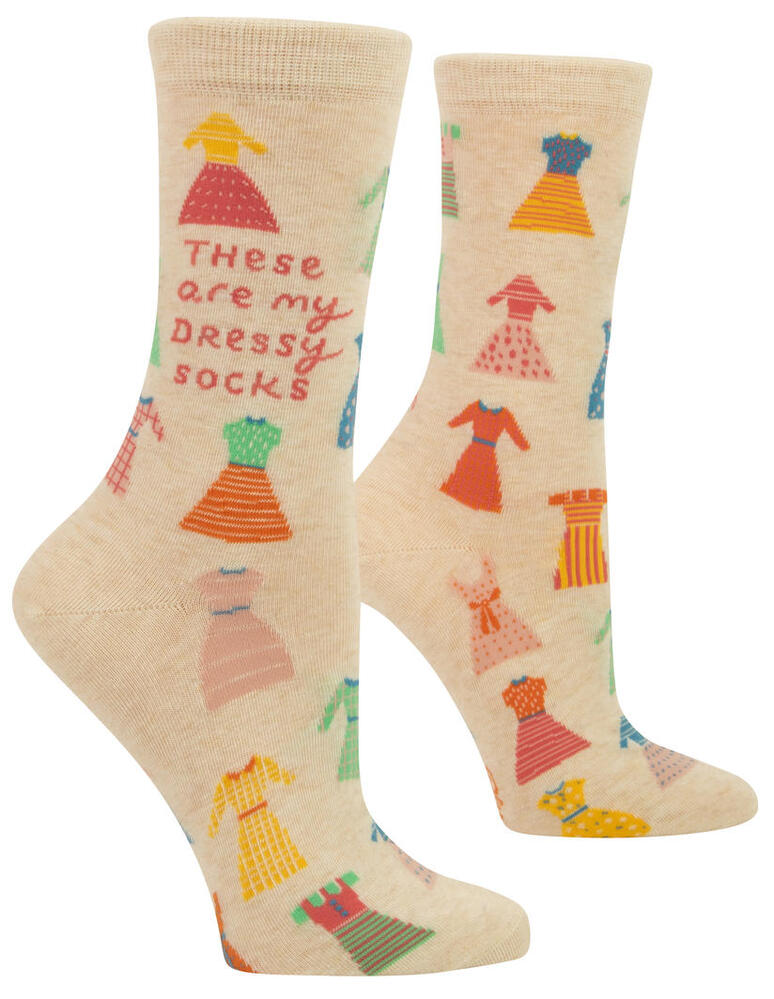 Blue Q Womens Crew Socks - These Are My Dressy Socks