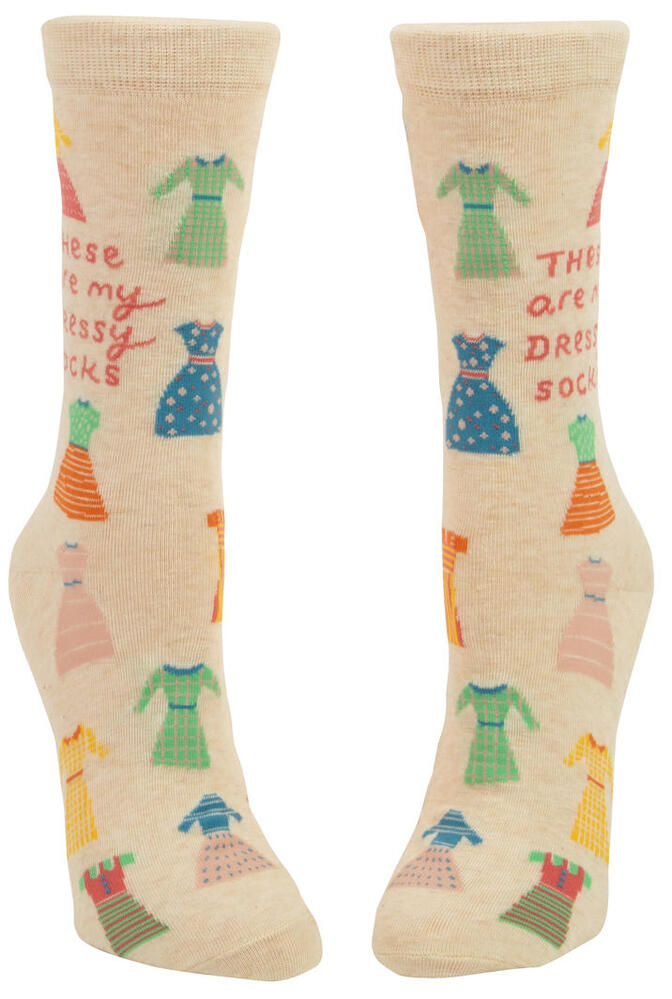 Blue Q Womens Crew Socks - These Are My Dressy Socks