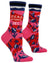 Blue Q Womens Crew Socks - Dear Wine, Yes.