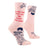 Blue Q Womens Crew Socks - Do One Thing Every Day That Scares Your Family