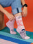 Blue Q Womens Crew Socks - Do One Thing Every Day That Scares Your Family