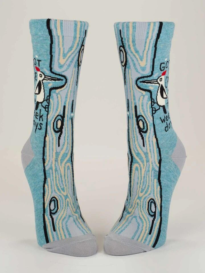 Blue Q Womens Crew Socks - Got A Case Of The Weekdays