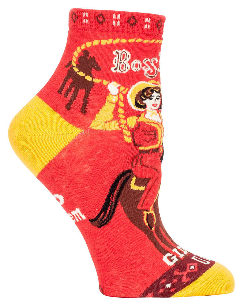 Blue Q Womens Ankle Socks - Boss Lady