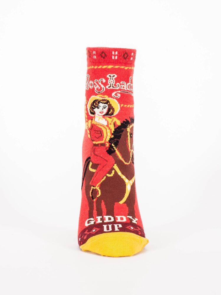 Blue Q Womens Ankle Socks - Boss Lady