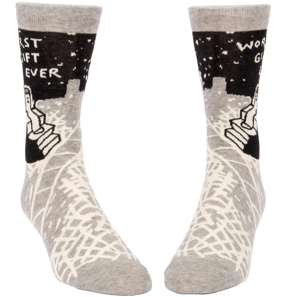 Blue Q Mens Crew Socks - Worst Gift Ever