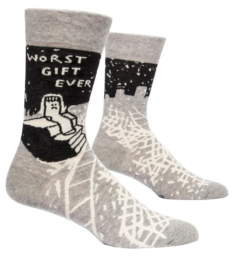 Blue Q Mens Crew Socks - Worst Gift Ever