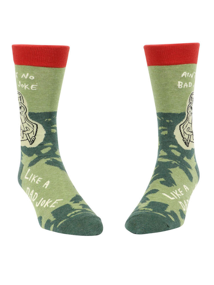 Blue Q Mens Crew Socks - Ain't No Bad Joke Like A Dad Joke