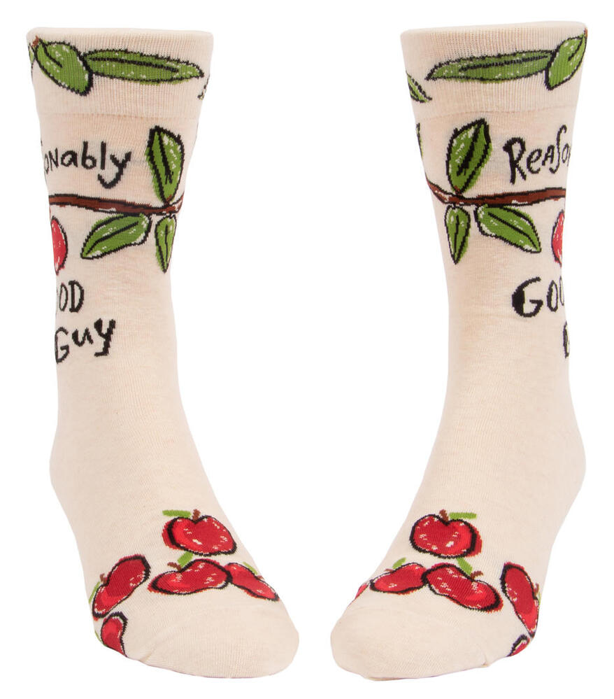 Blue Q Mens Crew Socks - Reasonably Good Guy