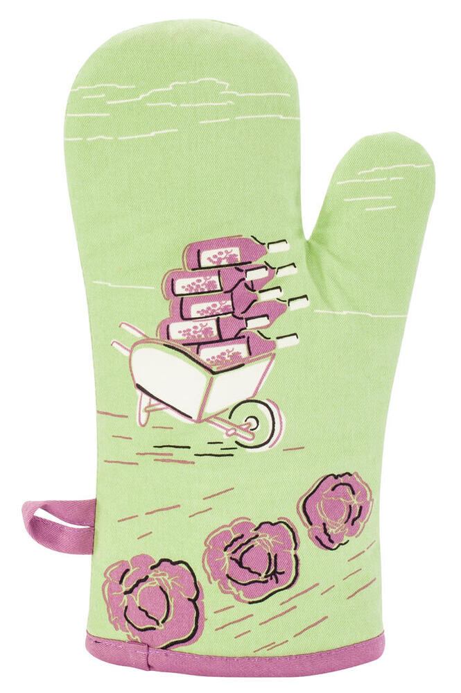 Blue Q Oven Mitt - My Favorite Salad Is Wine