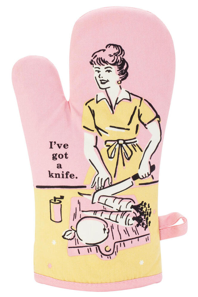 Blue Q Oven Mitt - I've Got A Knife