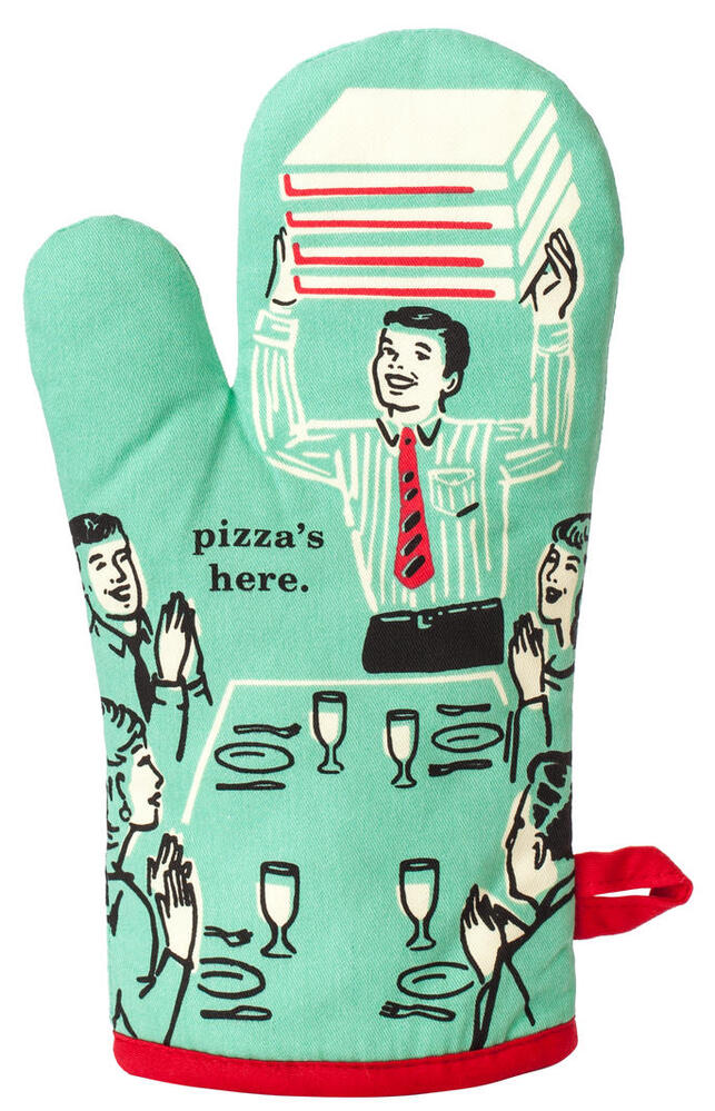 Blue Q Oven Mitt - Pizza's Here