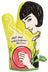 Blue Q Oven Mitt - Hot Hot Vegetarian Action