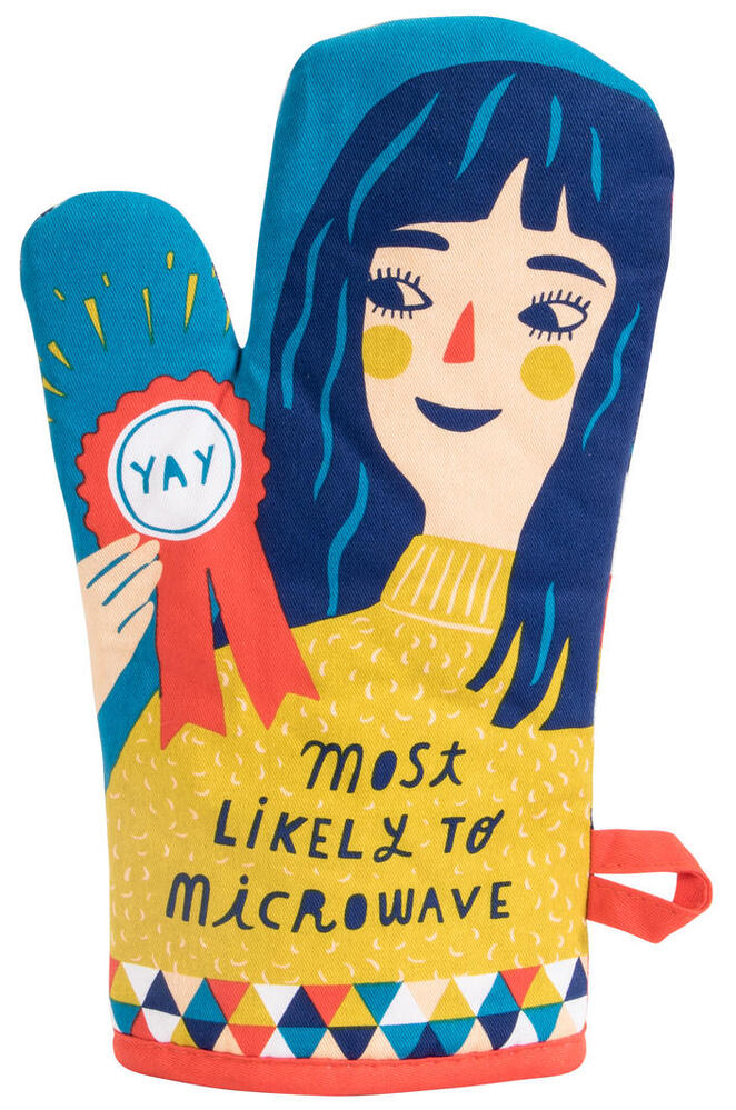 Blue Q Oven Mitt - Most Likely To Microwave