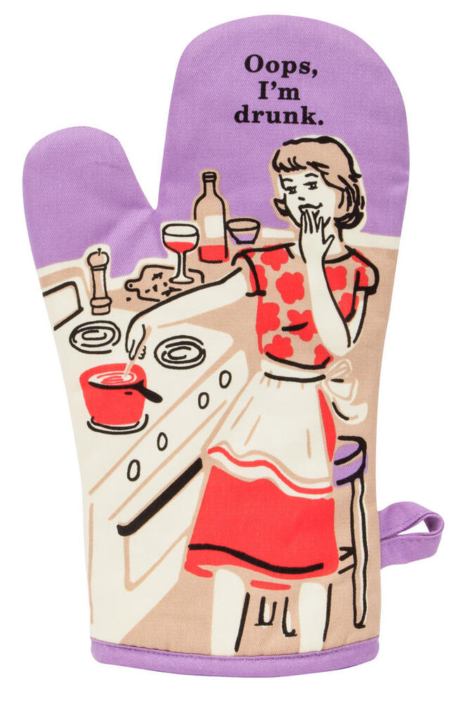 Blue Q Oven Mitt - Oops, I'm Drunk