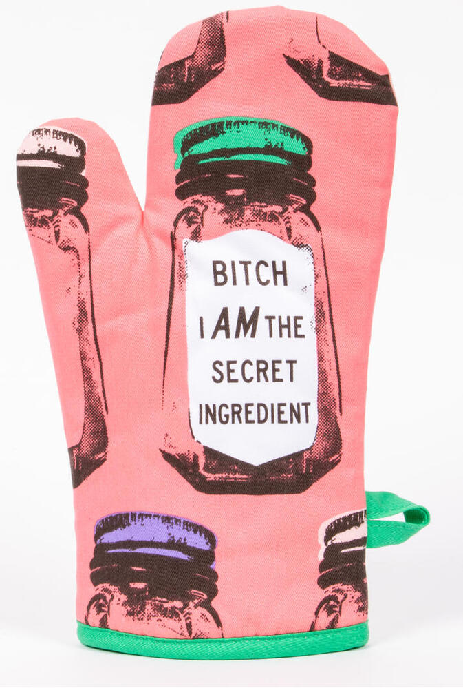 Blue Q Oven Mitt - Bitch I Am The Secret Ingredient