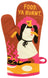 Blue Q Oven Mitt - Food, Ya Burnt
