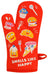Blue Q Oven Mitt - Smells Like Happy