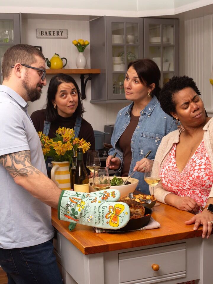 Blue Q Oven Mitt - Please, One Shitstorm At A Time