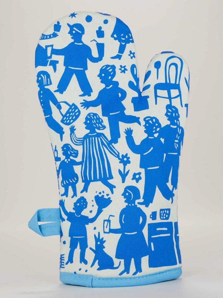 Blue Q Oven Mitt - Party's In The Kitchen!