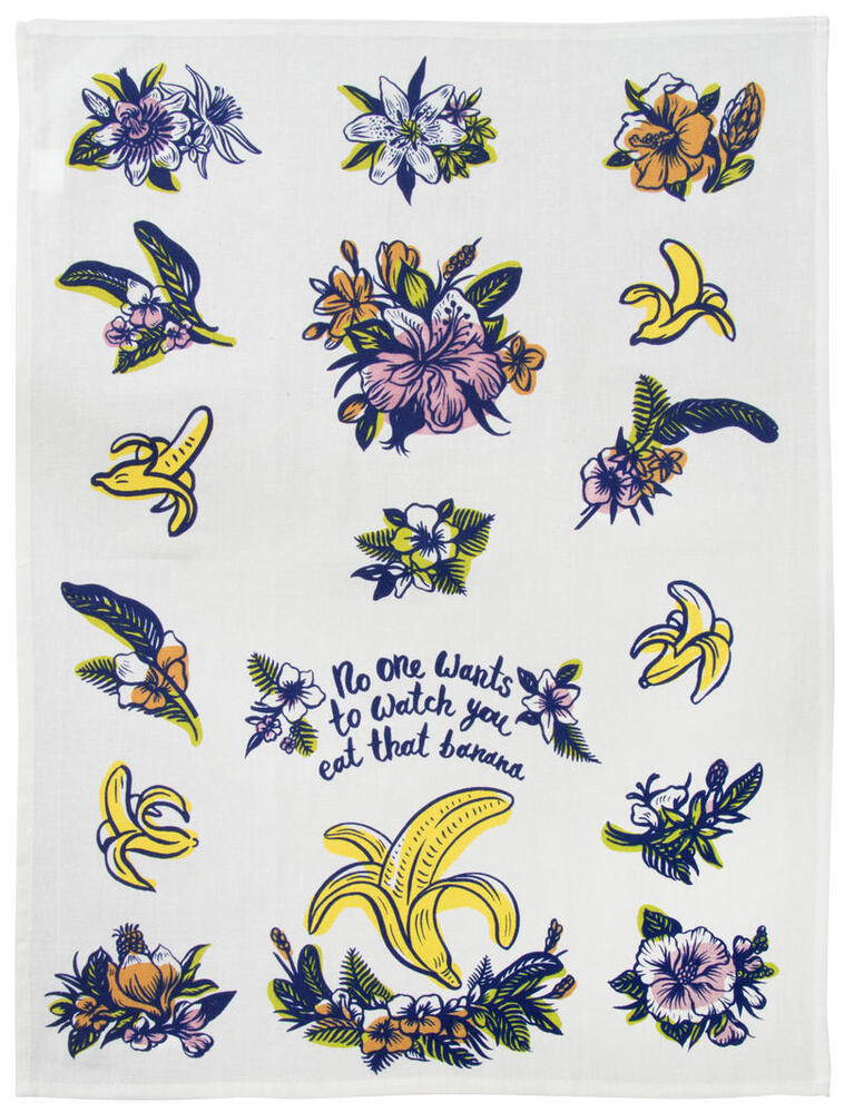 Blue Q Tea Towel - No One Wants To Watch You Eat That Banana