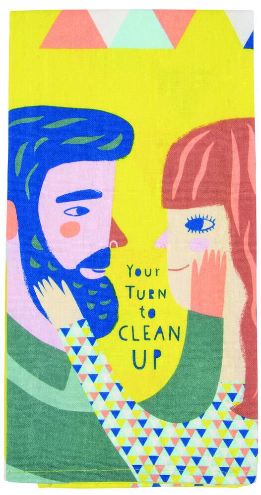 Blue Q Tea Towel - Your Turn to Clean Up