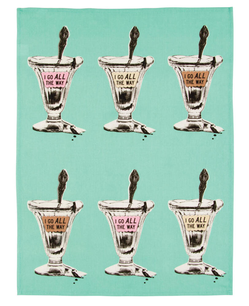 Blue Q Tea Towel - I Go All The Way