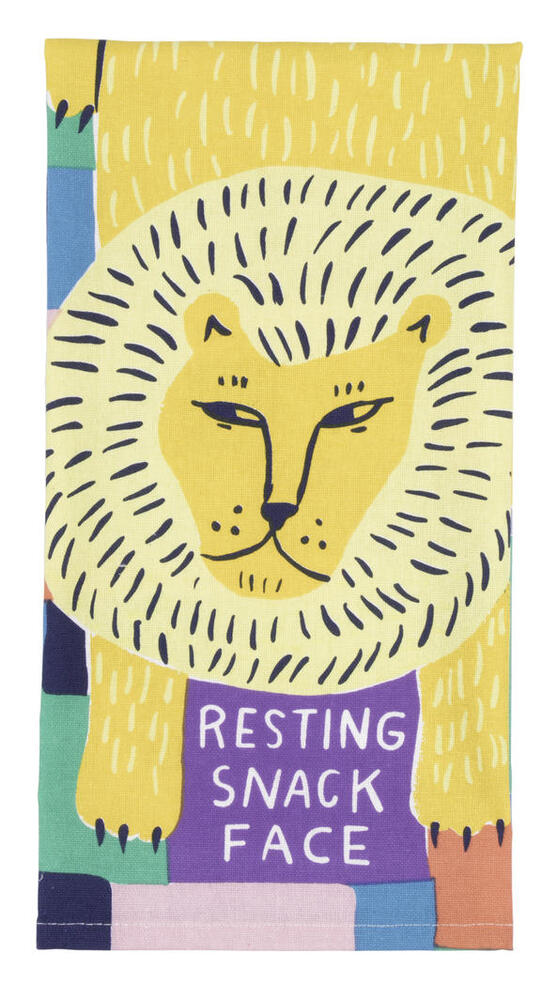 Blue Q Tea Towel - Resting Snack Face
