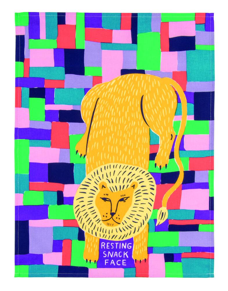 Blue Q Tea Towel - Resting Snack Face