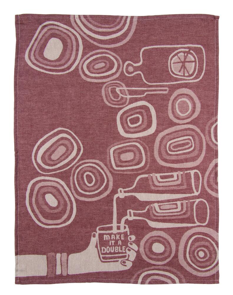 Blue Q Tea Towel - Make It A Double