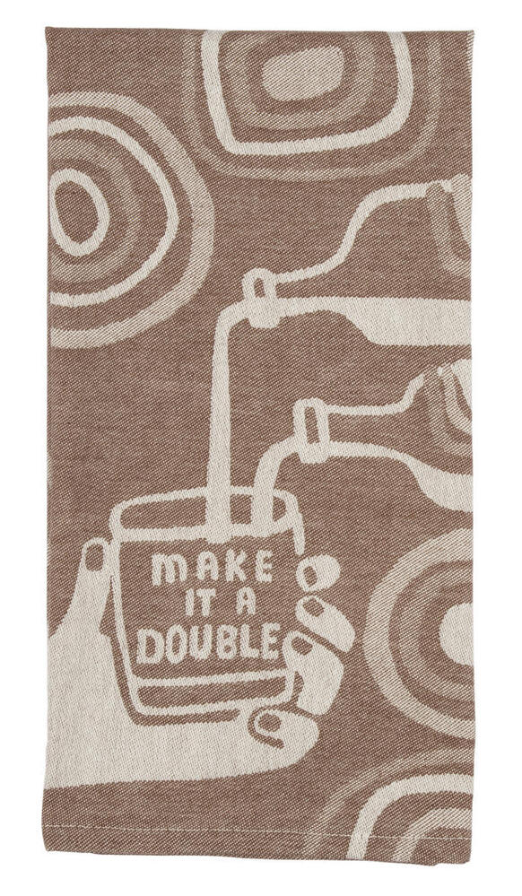 Blue Q Tea Towel - Make It A Double