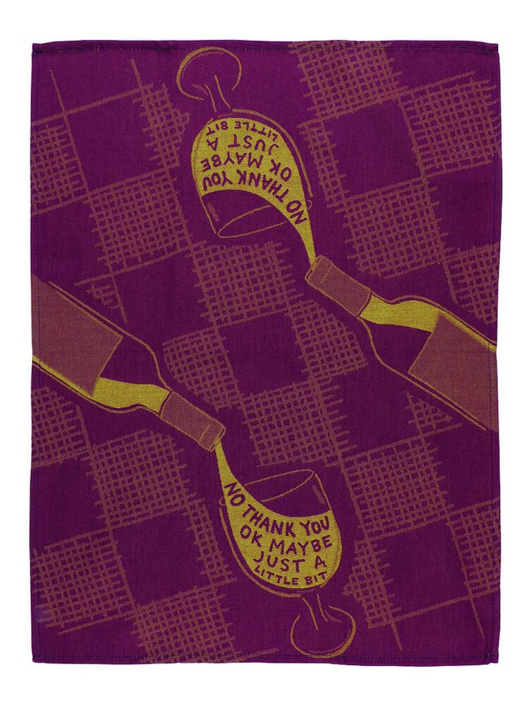 Blue Q Tea Towel - No Thank You. Ok Maybe Just A Little Bit