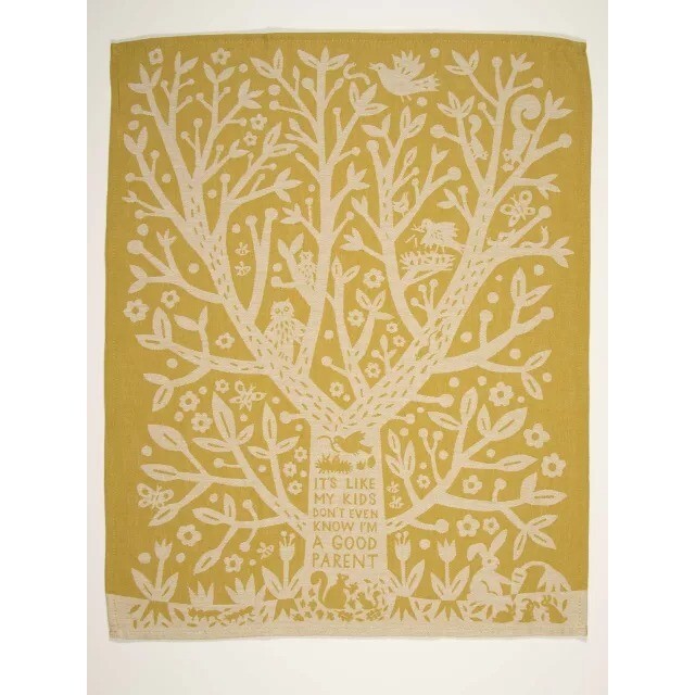 Blue Q Tea Towel - It's Like My Kids Don't Even Know I'm A Good Parent