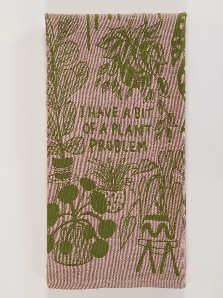Blue Q Tea Towel - I Have A Bit Of A Plant Problem