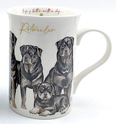 Muddy Paws - Rottweiler Mug