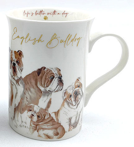 Muddy Paws - English Bulldog Mug