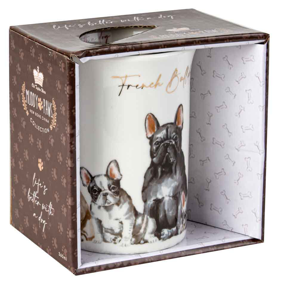 Muddy Paws - French Bulldog Mug