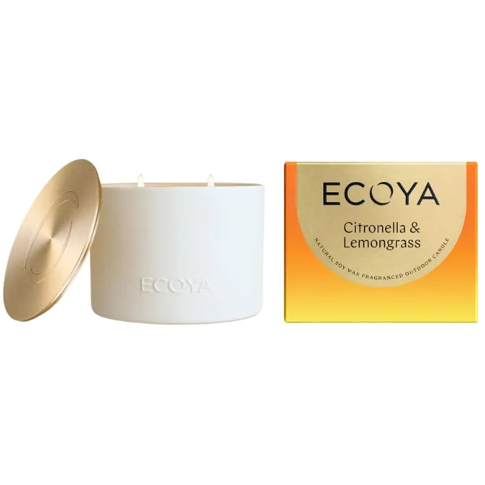 Ecoya Outdoor Candle - Citronella & Lemongrass
